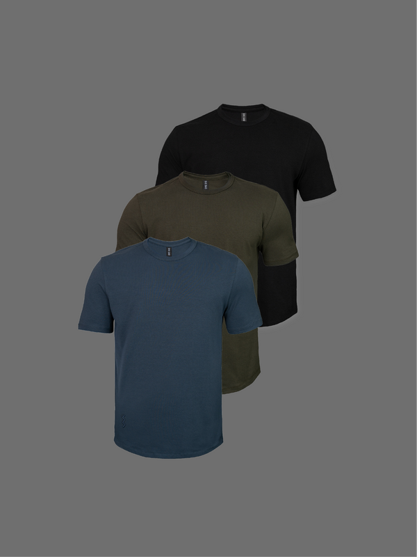 3-Pack Essential Crew Neck