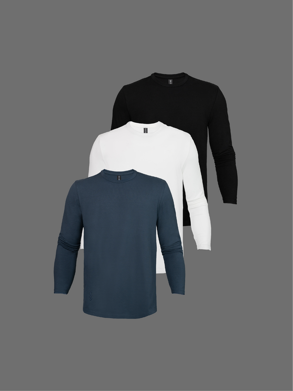 3-Pack Basic Long Sleeve