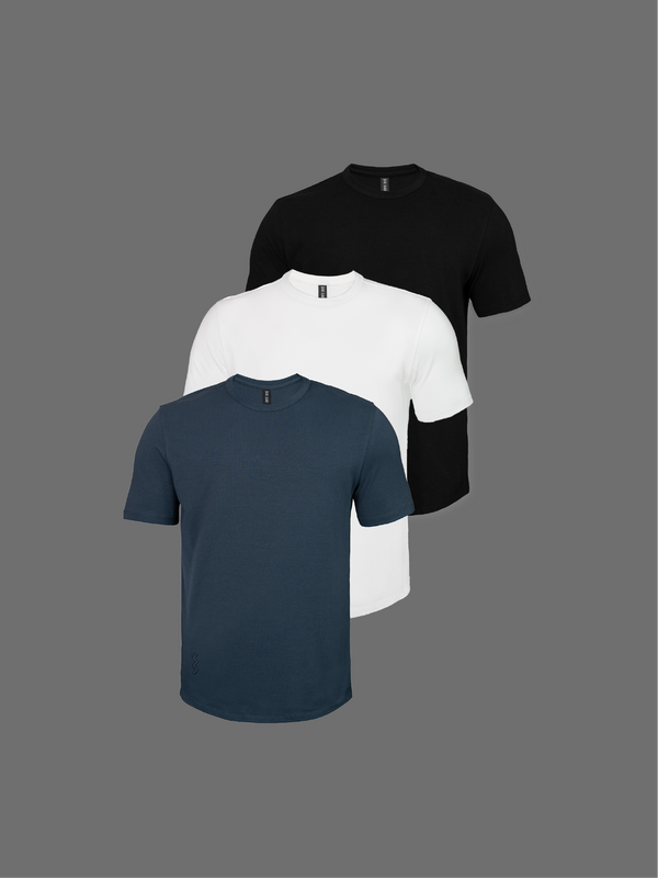 3-Pack Basic Crew Neck