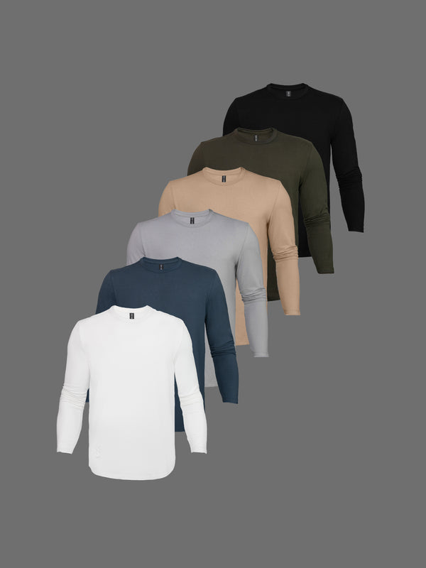 6-Pack Long Sleeve Essentials